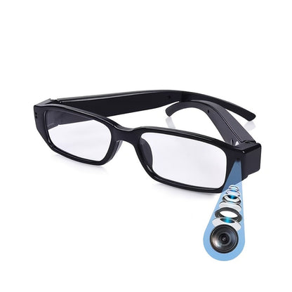 Camera Glasses 1080P HD Spy Hidden Wearable Video Recorder – TF Card 32GB/64GB, No Driver Plug & Play USB, Hands-Free POV Recording for Sports Outdoor Meeting Travel | Unique Tech Gift for Men