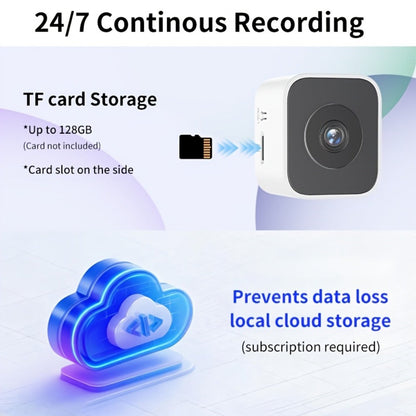 Security Camera 6MP Window Model with Dual-Band WiFi, Full-Color Night Vision, Human Detection and 1 or 2 Pack