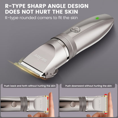 Beard Trimmer for Men Cordless Electric USB Rechargeable with Precision Dial 5-Level Adjustable, Mustache Facial Hair Trimmer Grooming Tool