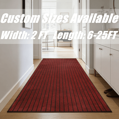 Two-Foot Hallway Runner with Eight Pattern-Color Families and 75 Listed Length Combinations