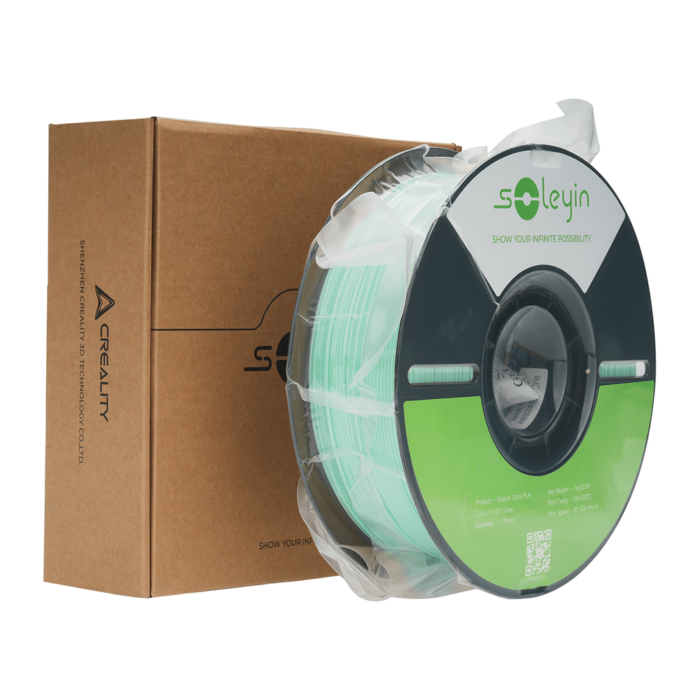 3D Printer Filament Soeyin PLA 1.75mm 1kg Open-Rim Spool in Almond Purple, Strawberry Milk or Grey
