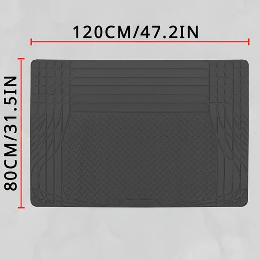 Car Cargo Mat SUV Trunk Mat – All-Weather Waterproof Rear Cargo Liner, Universal Fit for SUV Rear Cargo Area, Heavy Duty Non-Slip Trunk Protector, 1pc Black