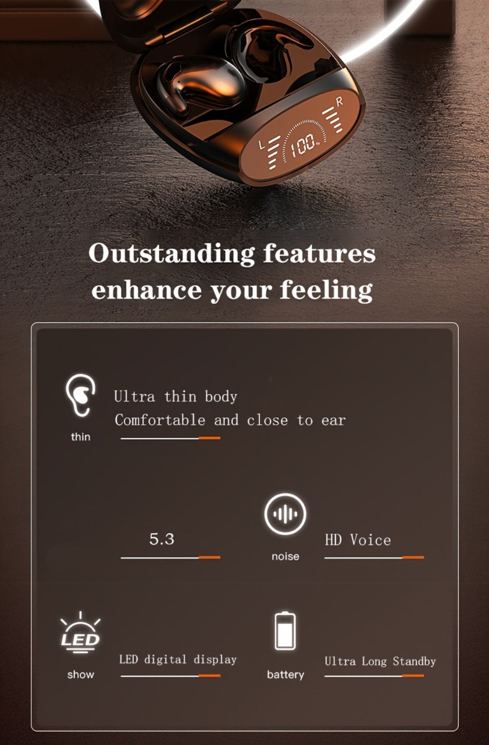 Bluetooth 5.3 Ultra-Thin Sleep Earbuds Invisible, Side Sleeping Special Small Ear Canal Mini Wireless Earphones, Comfortable In-Ear Invisible Design for Samsung Android iPhone Nighttime Relaxation Work