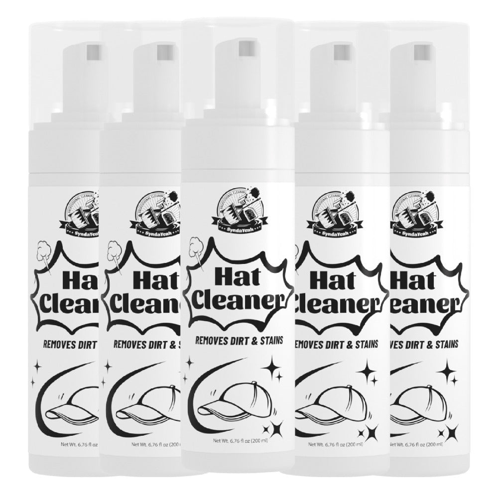 Foaming Hat Cleaning Spray in 200 ml Bottles, Available in One, Two, Three or Five Packs for Routine Hat Care
