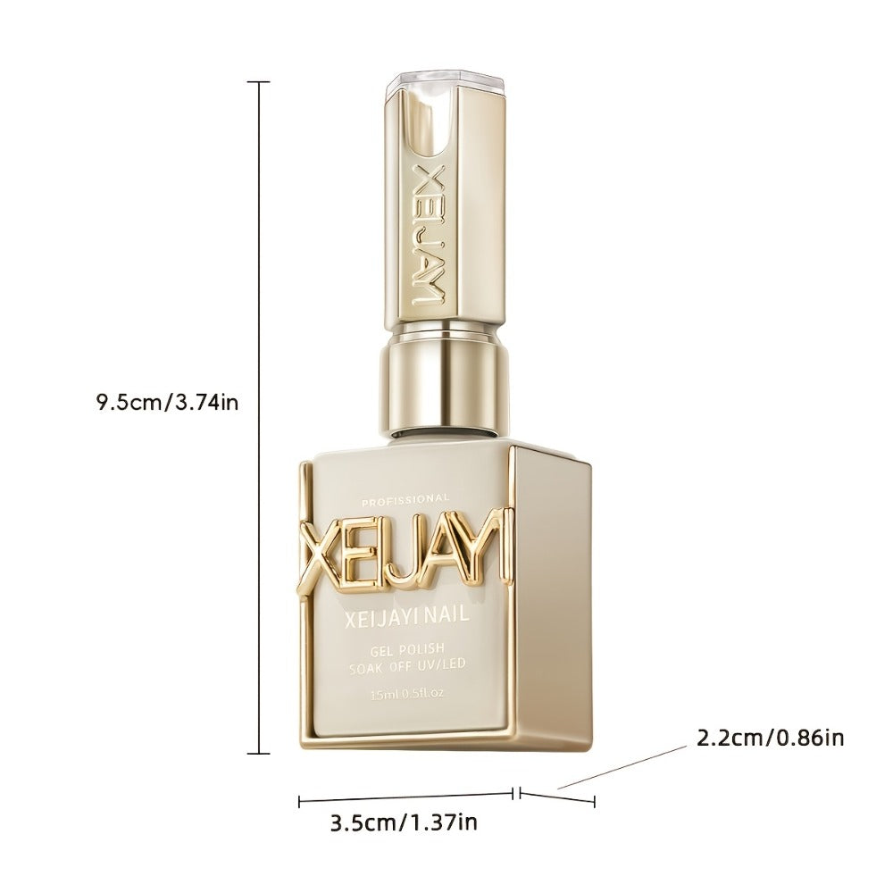 Gel Nail Polish Set with XEIJAYI Label, 6 Amber Aurora Magnetic Colors, 0.51oz Shades 101 to 138