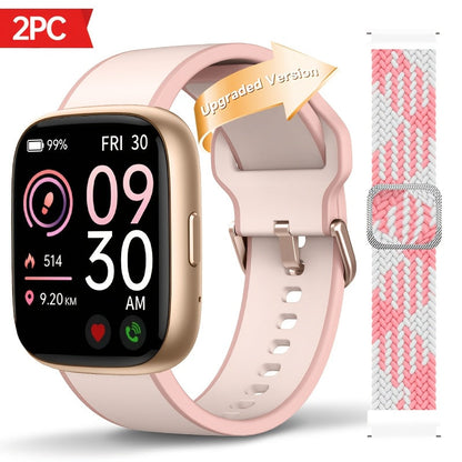 Smartwatch – Alexa Built-in Waterproof 1.83" HD – Wireless Calling, 100+ Sport Modes, Heart Rate SpO2 Sleep Tracker, Optional Woven…