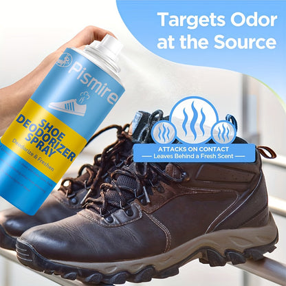 Plismire Shoe Deodorizer Spray, 260 ml Can for Shoes, Socks, Shoe Cabinets, Locker Rooms and Gyms