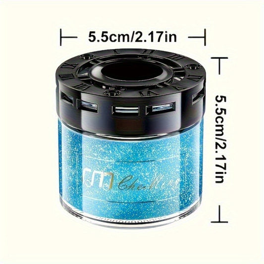 Solid Perfume Car Air Freshener 2PCS Set - Long-Lasting Alcohol-Free Scented Cream for Car Interior, Home & Room Decor, Multiple Fragrances for Men & Women