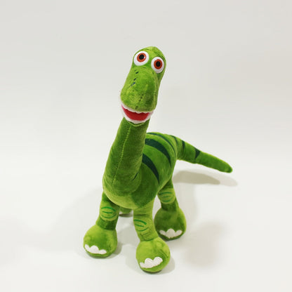 Poseable T-Rex Stuffed Animal with Open Mouth – Green Dinosaur Plush Toy 11.8" & 13.8" Adjustable Action Joints Soft Realistic Dino Figure, Birthday Holiday Gift for Kids Boys Girls Dino Lovers