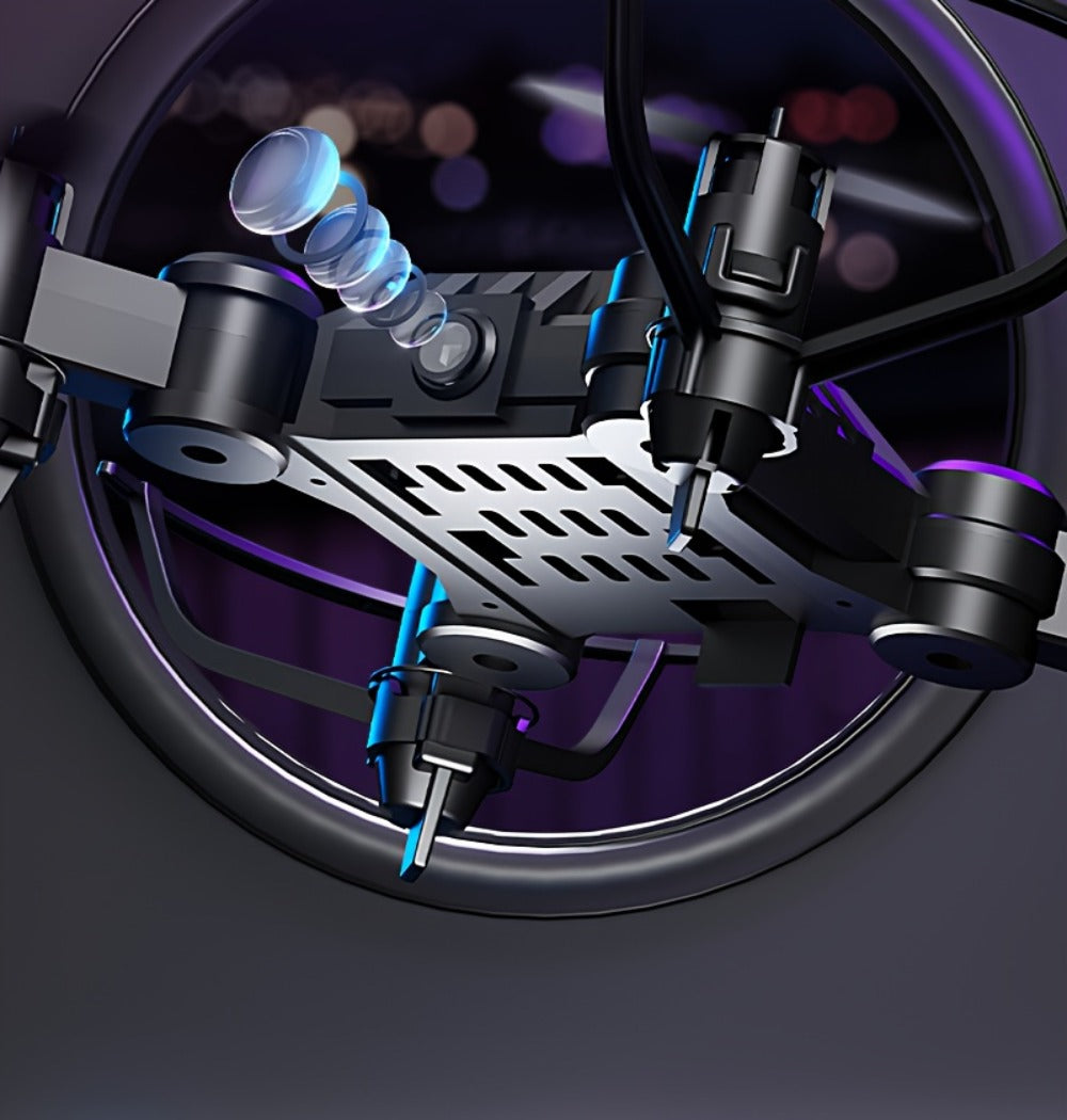 Watch-Controlled Mini RC Drone with Two Rechargeable Batteries in Blue, Green or Black for Indoor Flight