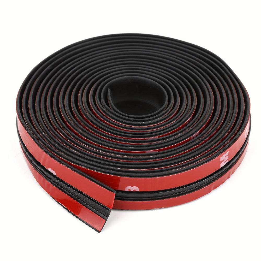 Car Rubber Seal Strip T-Shape Weatherstrip - Windshield Sunroof Door Edge Weather Stripping Trim, Universal Auto Weatherproofing Seal (3PCS 10FT)