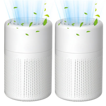 Air Purifier with 3-in-1 HEPA Filter, Air Quality Sensor, Sleep Mode and Single or Two-Piece Options