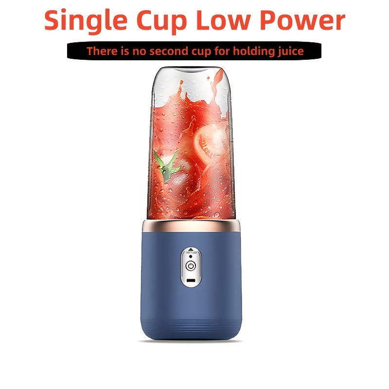 Portable Blender Juicer Double Cup 1500mAh Rechargeable – Food-Grade ABS Multifunctional Fruit Vegetable Juicer | USB Charging Gift Box | Blue Pink White Summer Kitchen Essential