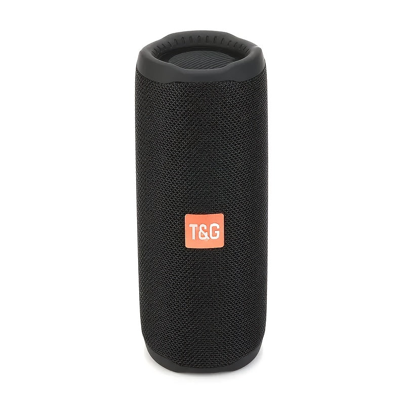 TG365 Portable Bluetooth Speaker with LED Light – TWS Stereo, Built-In Mic, FM Radio, TF Card, USB, AUX, Hands-Free Calling, Shock-Resistant Outdoor Wireless Speaker Gift