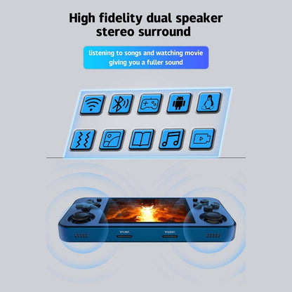 Handheld Game Console Anbernic RG353M with 3.5-Inch IPS OCA Full-Lamination, 640x480, Multi-Touch, 16GB+64GB Options, 3500mAh Battery