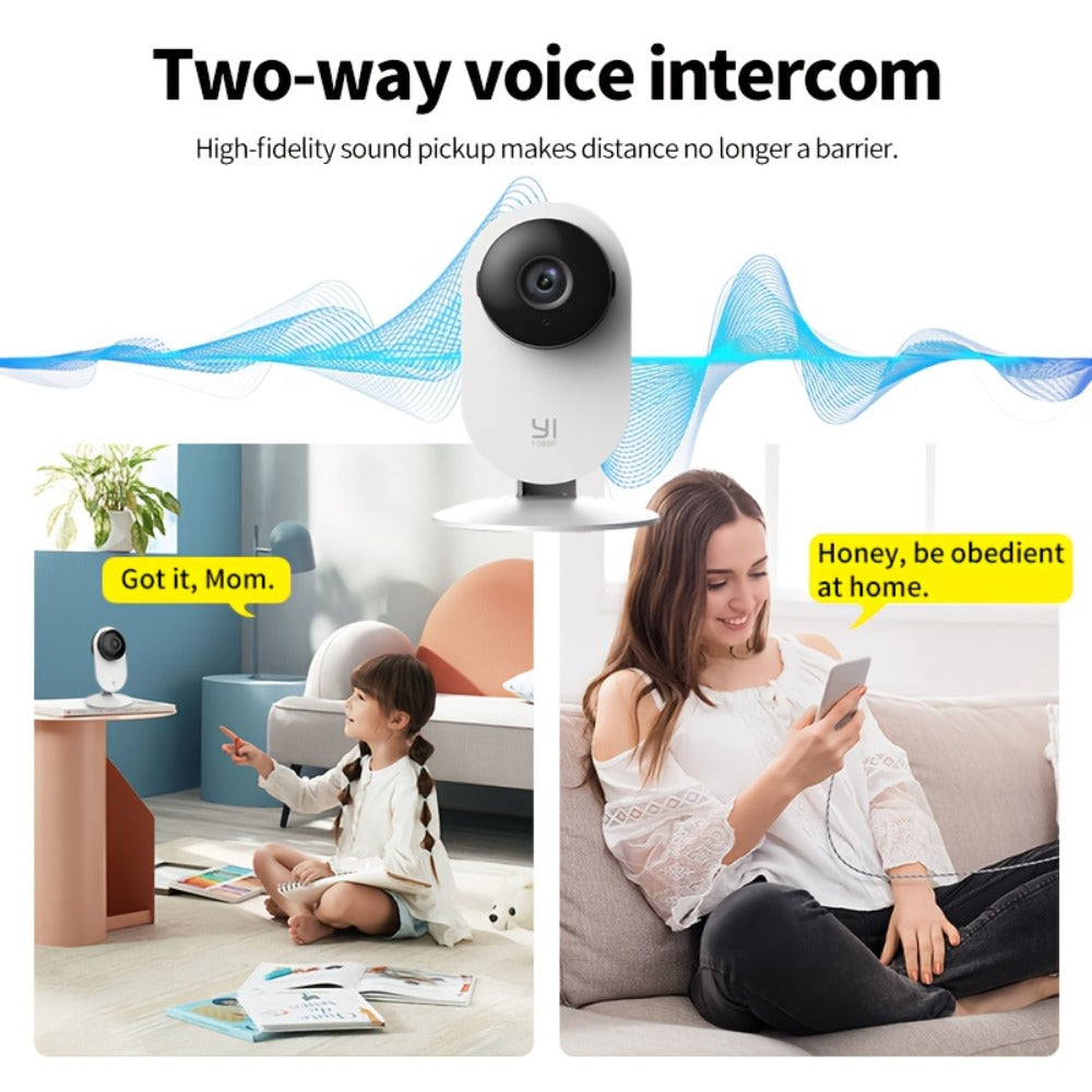 4-Pack Indoor Security Camera System 2.4G WiFi HD Color Night Vision Two-Way Audio AI Motion Detection Human & Pet Alerts Smart App Remote View Home Baby Monitor