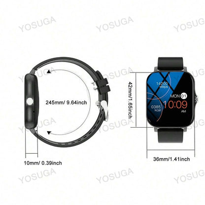 Smartwatch 1.83 Inch with Extra Strap Set, Wireless Calling, Sport Modes, Alarm and Pedometer