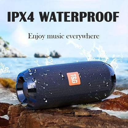 Bluetooth Speaker T&G TG117 10W TWS Model with 1200mAh Battery, FM, TF, USB, Type-C and Eight Colors
