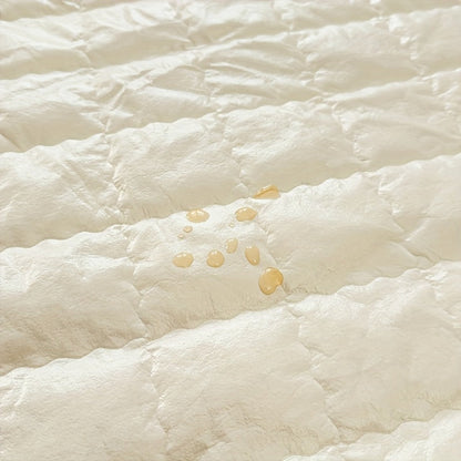 Channel-Quilted Fitted Mattress Protector in Six Colors and Full, Queen or King Size Options