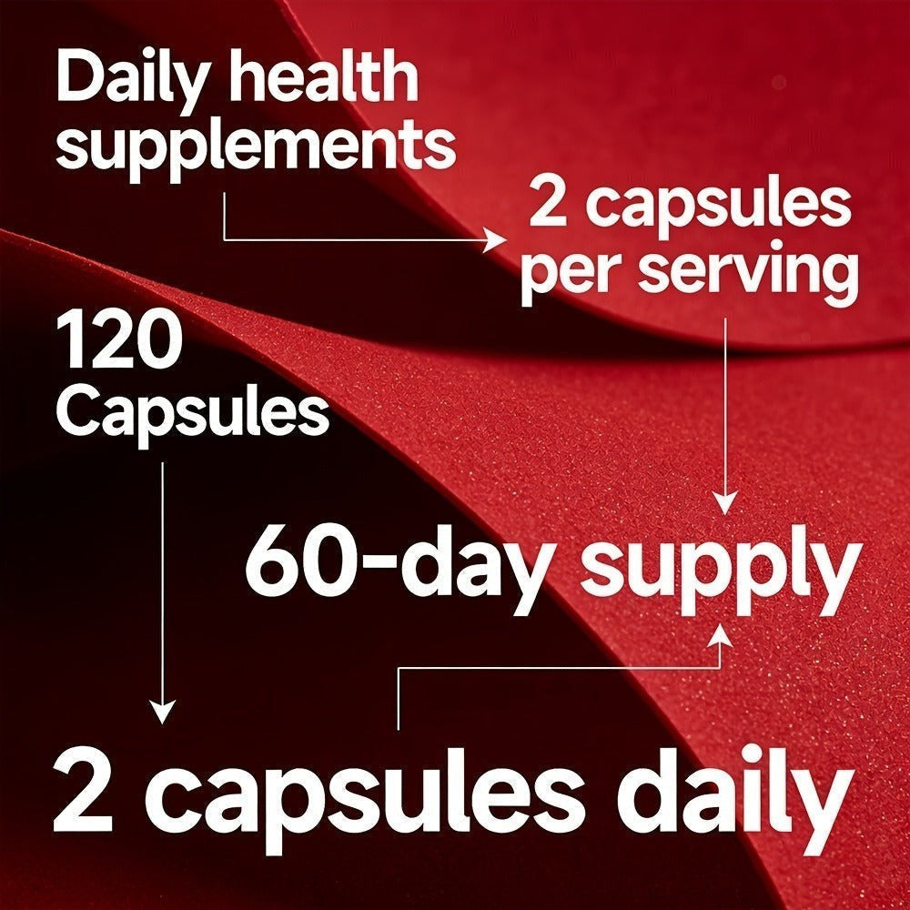 Balincer Capsule Supplement, 120-Count Bottle with Two-Capsule Serving and 60-Serving Label