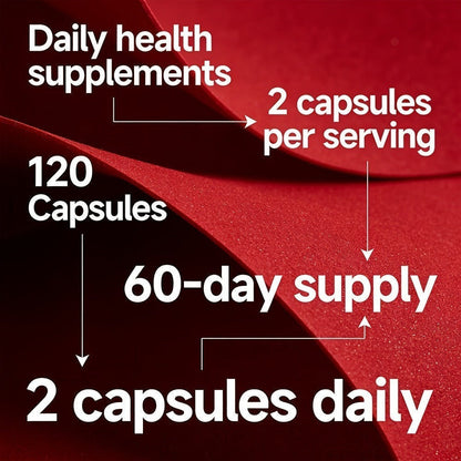 Balincer Capsule Supplement, 120-Count Bottle with Two-Capsule Serving and 60-Serving Label
