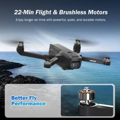 GPS Follow Me Drone Under 250g 4.5 Inch LCD Screen Camera Drone Auto Return Gesture Flight Brushless Motor Altitude Hold 3 Speed Modes 32G SD Card | Adult Beginner Drone Gift for Teens
