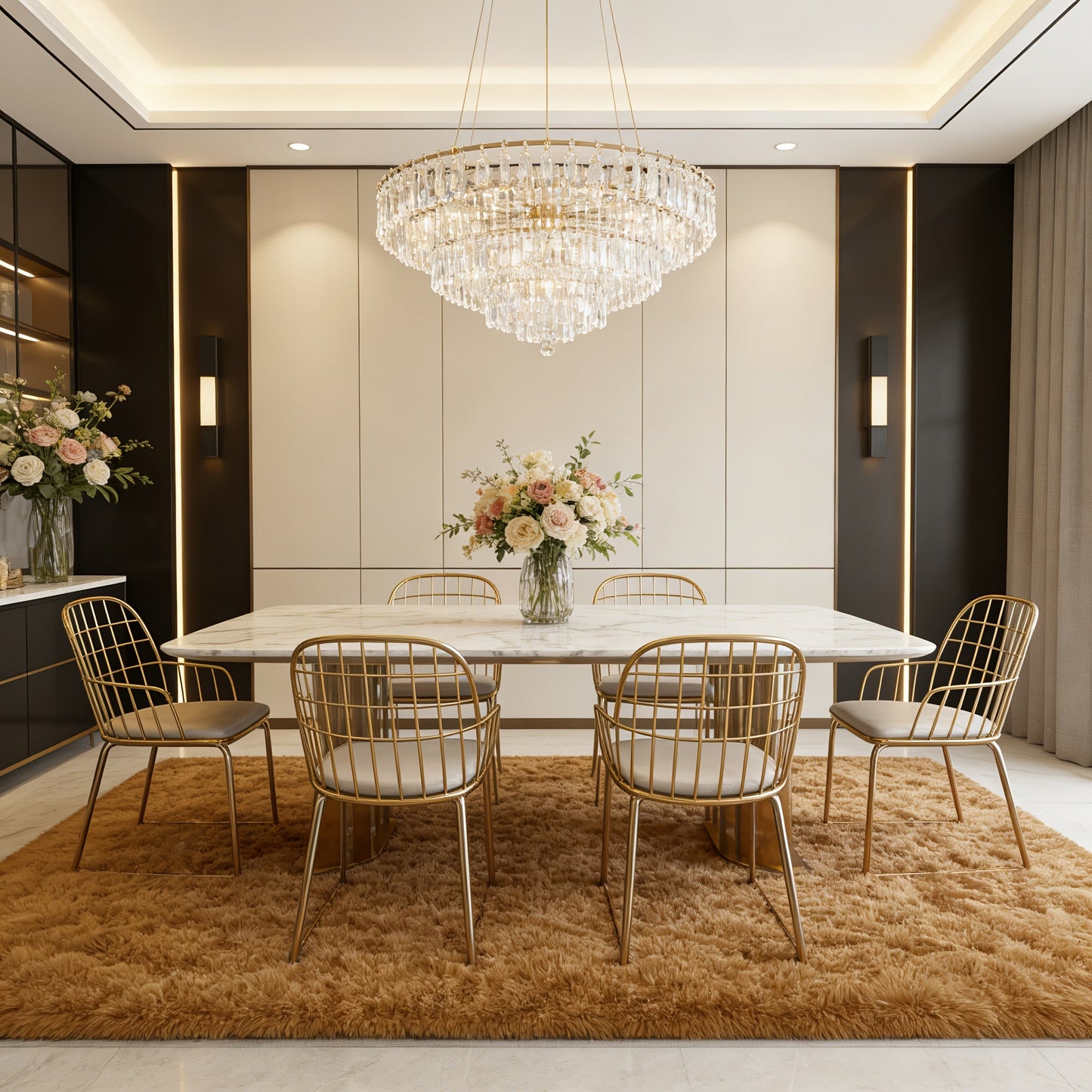 Area Rug Faux-Fur Tufted Collection at 650 g/m² with 22 Colors and Ten Retained Size Listings
