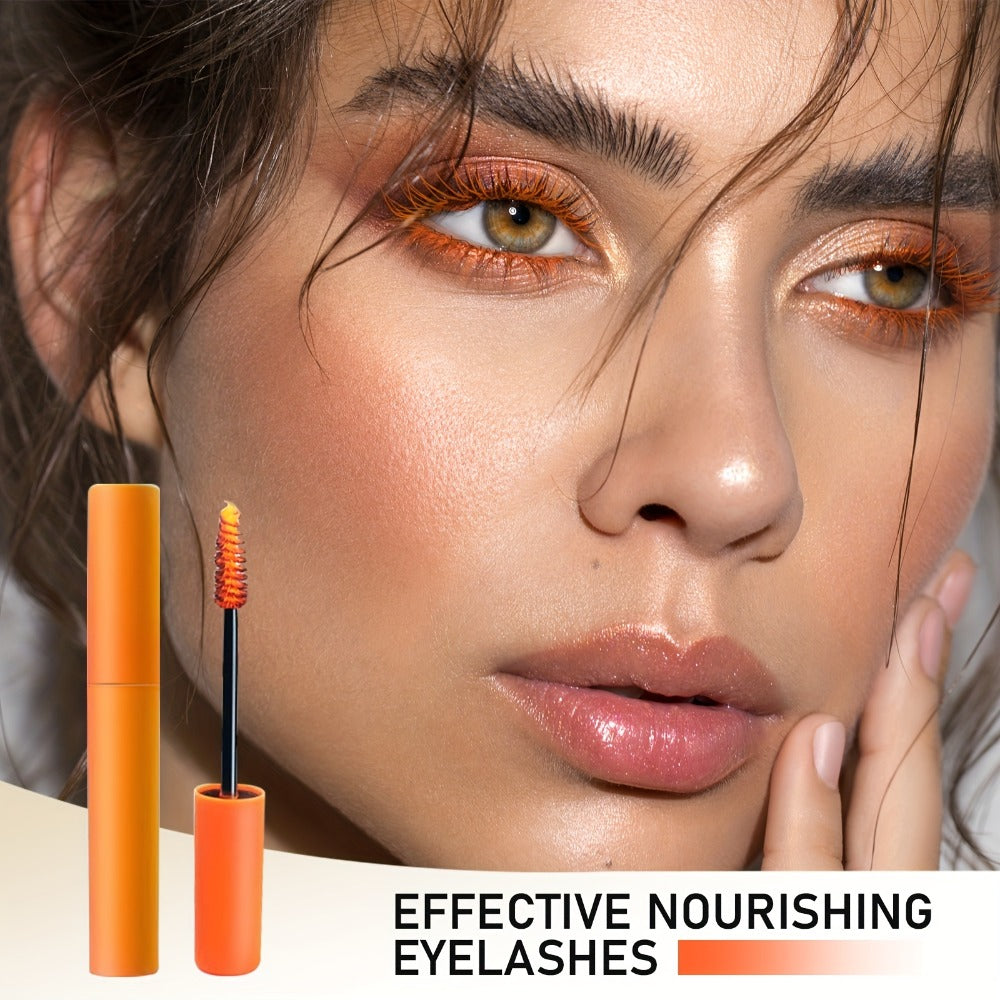 Colorful Mascara Set 6 Vivid Shades — water-resistant Smudge-Proof Curling Volumizing Lash Makeup, Purple Green Red Yellow Orange Blue