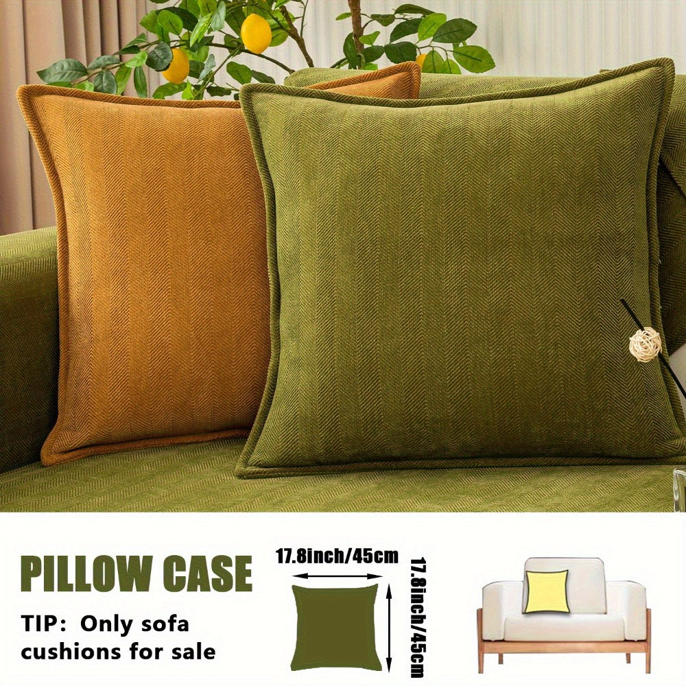 Sofa Cover Ribbed Chenille Stretch Panels with Non-Slip Design for 1 to 4 Seats, Armrests or Cushions