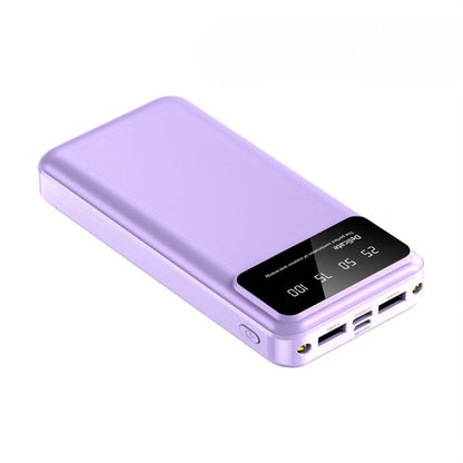 65000mAh Portable Power Bank with LED Display USB Charger for iPhone 17 16 15 14 13 12 11 XS Android Phones Tablets – High Capacity Emergency Backup Battery Pack for Travel Outdoor Camping
