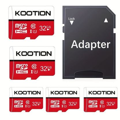 UHS-I C10 90MB/s Micro SD Card Bulk Pack with SD Adapter, TF Memory Card 5 or 10 Pack Full HD 1080P Recording for Smartphone Tablet Laptop Action Camera Dash Cam Drone Game Console – 512MB to 128GB