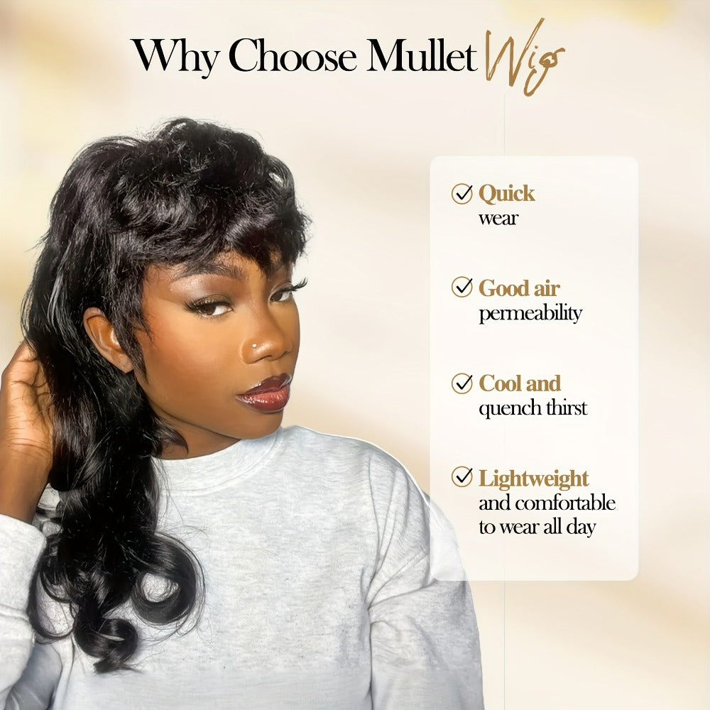 Synthetic Wig Long Deep-Wave Curls, 150% Density with Rose Net Cap in 22- or 24-Inch Lengths