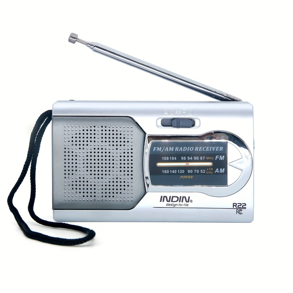 Portable AM FM Shortwave Radio with VFD Display, 21-Inch Antenna Long-Range Reception, AA Battery or DC Powered, Earphone Jack, for Emergency Preparedness Home Travel Seniors Camping