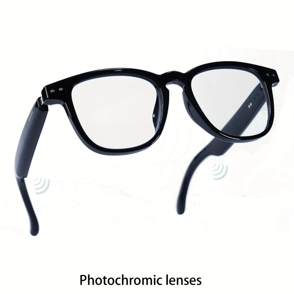 Smart Glasses 160-Language Translation Eyewear with Open-Ear Audio and Ten Photochromic or Filter Lens Options