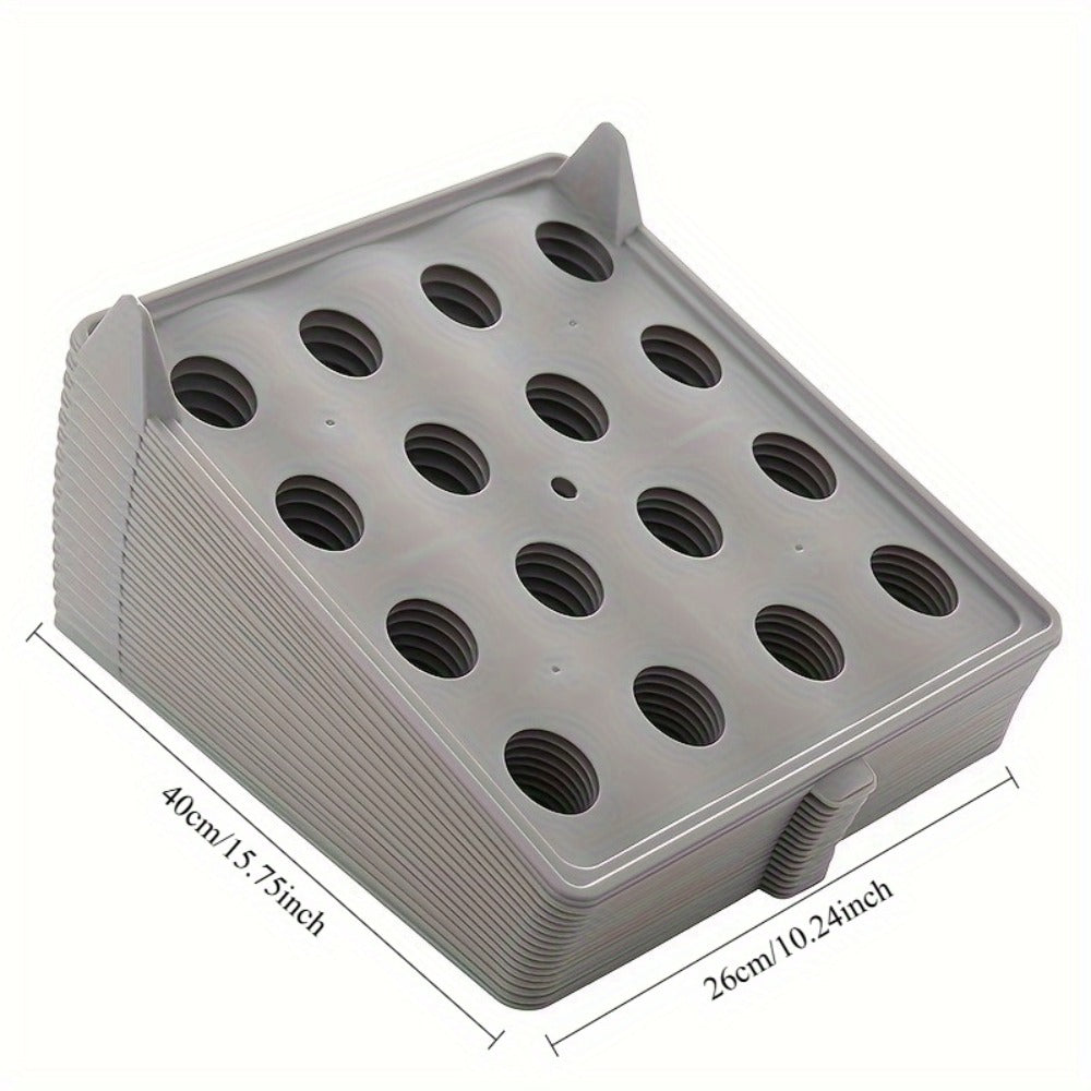Foldable Stackable Clothes Folding Board Organizer for Shirts Pants Dresses – Heavy-Duty Plastic, Space-Saving, Easy-Clean (15 or 30 pcs)