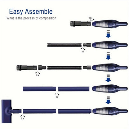 901Pro Cordless Stick and Handheld Vacuum Cleaner with Floor Head and Four Blue or Black Color Options