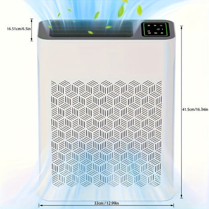 Air Purifier with HEPA Filter, 1095 Sq Ft Coverage, PM2.5 Display, Air Sensor, Auto Mode and Timer