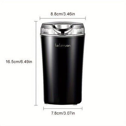 Coffee Bean Grinder Electric 200W Powerful Motor Stainless Steel Chamber Ultra-Fine Blade Grinder One-Touch 12 Cups Multi-Purpose for Spices Nuts Grains 110V US Plug