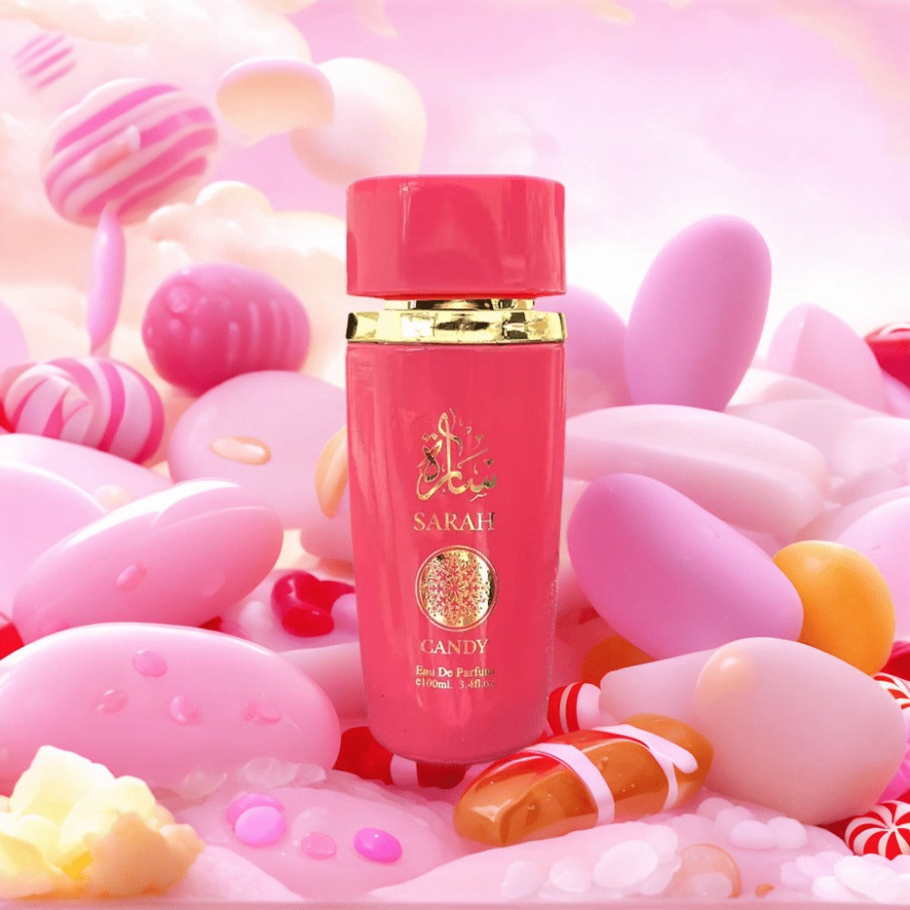 Eau de Parfum Sweet Candy for Women 100ml in Pink Candy-Themed Bottle & Gift Packaging for Daily Wear