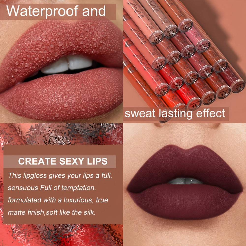 Twelve-Piece Boxed Lip Color Collection in Coordinated Set 02, Set 03 or Set 04 Shade Assortments