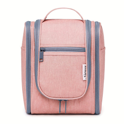 Hanging Toiletry Bag for Women Large Capacity Travel Makeup Organizer Bag with Hook Multi-Compartment Waterproof Cosmetic Pouch 16 Prints for Cruise Gym