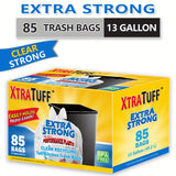 85 Clear Bags(13 Gallon )