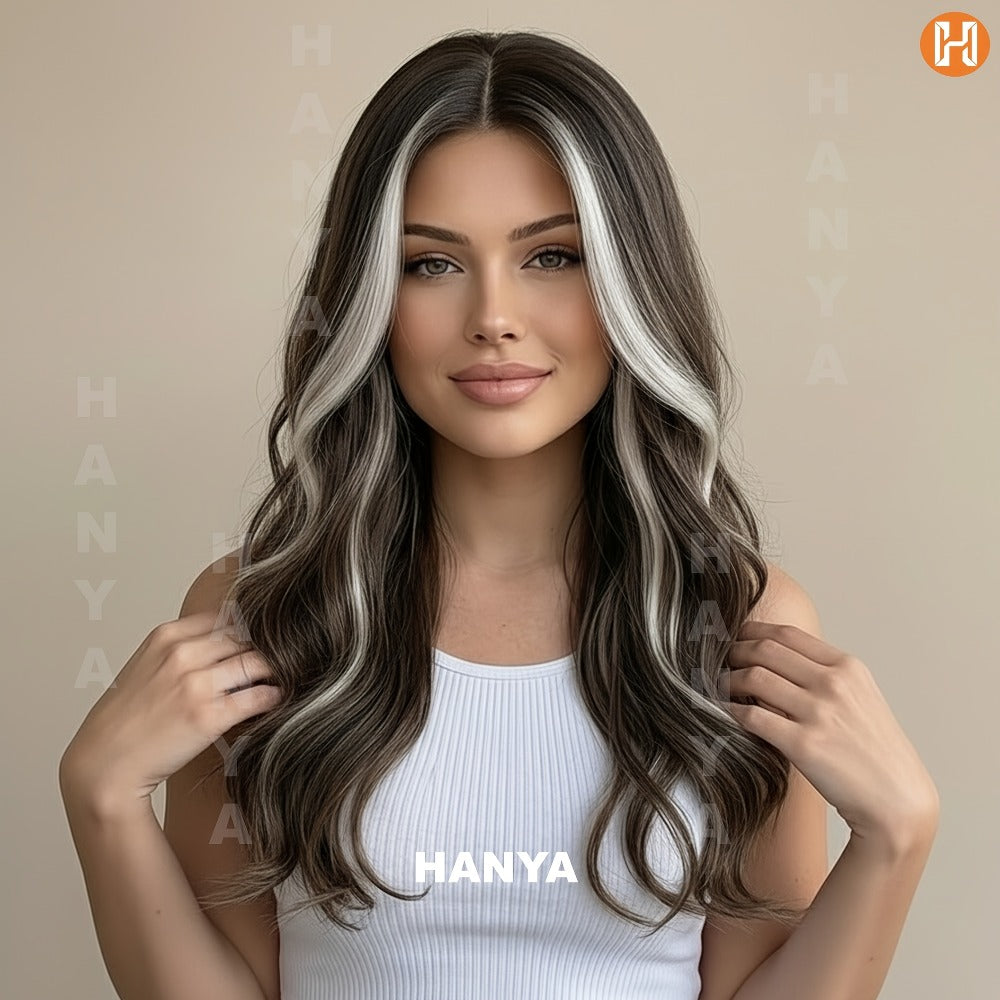 Synthetic Wig Long Heat-Resistant Style, Six Color Choices with 24-Inch Retained Length for Parties