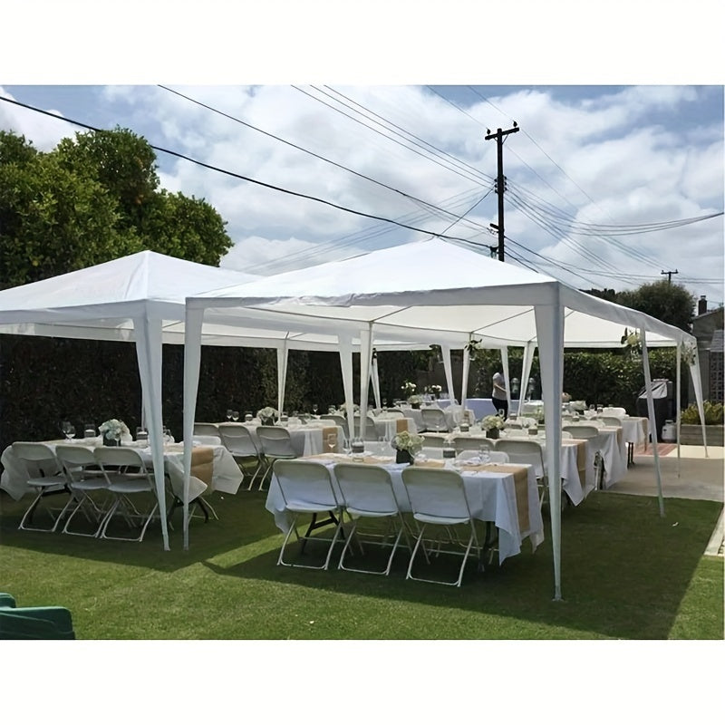 10x30ft Party Tent with Eight Removable Window Sidewalls in Pink, Black or White Color Options