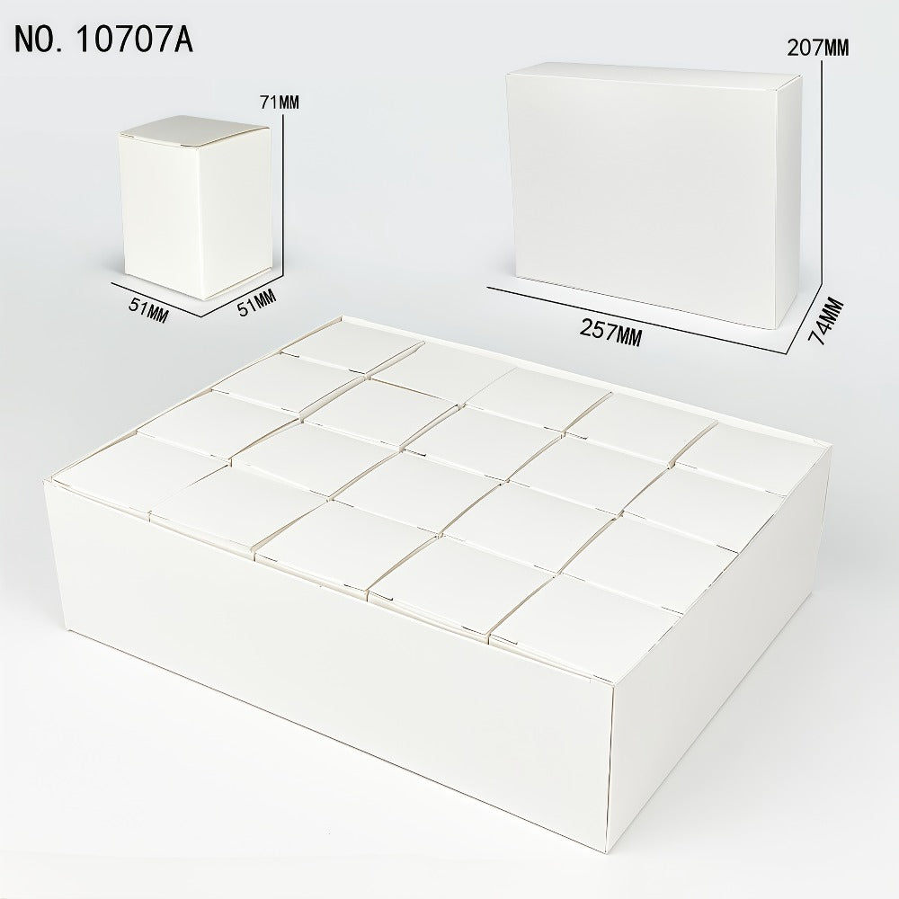 Minifigure Display Case 20-Pack – Clear Acrylic Stackable Storage Boxes for LEGO Figures, Action Figures & Collectibles | Dustproof 360° Showcase, 2.68×1.89×1.89 in