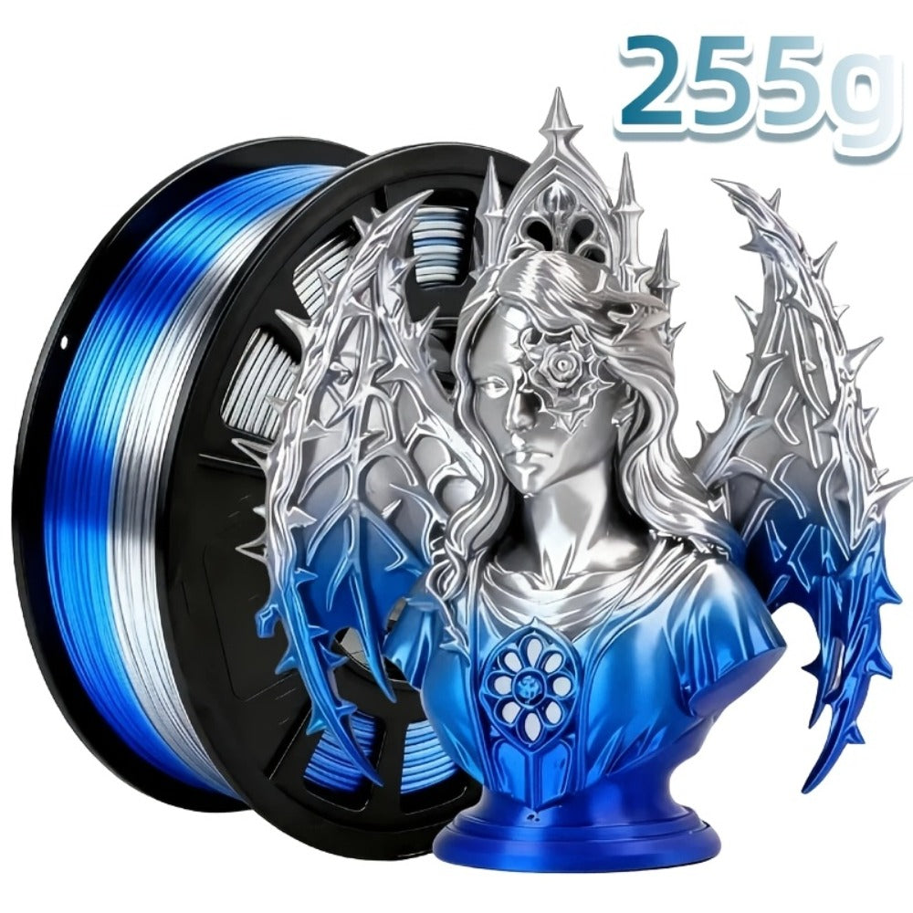 Dual Color Two-Tone PLA Filament 1.75mm 250g 9 Color Options High Precision ±0.02mm Vacuum Packed Gradient Effect Beginner Friendly Wide FDM Compatibility