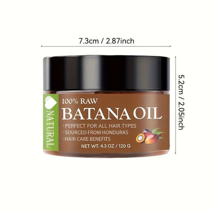 Batana Oil for Hair Growth 2-Pack - Honduras Pure Batana Hair Oil for Dry Damaged Hair, Deep Moisturizing Scalp Treatment, Nourishes All Hair Types, Value Twin Pack