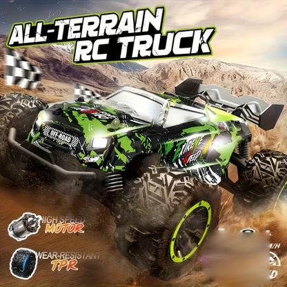 Remote Control Car, 4WD Climbing and Drift Truck with Full-Proportional Control, Mixed Color Body and Large Tires