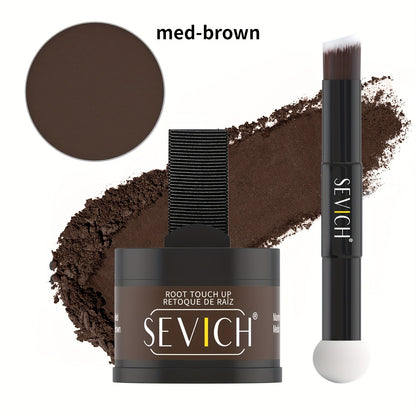 4 g plus 4 g Hair Root Touch-Up Powder Kit with Refill, Brush and Eight Checkout Options for Daily Use