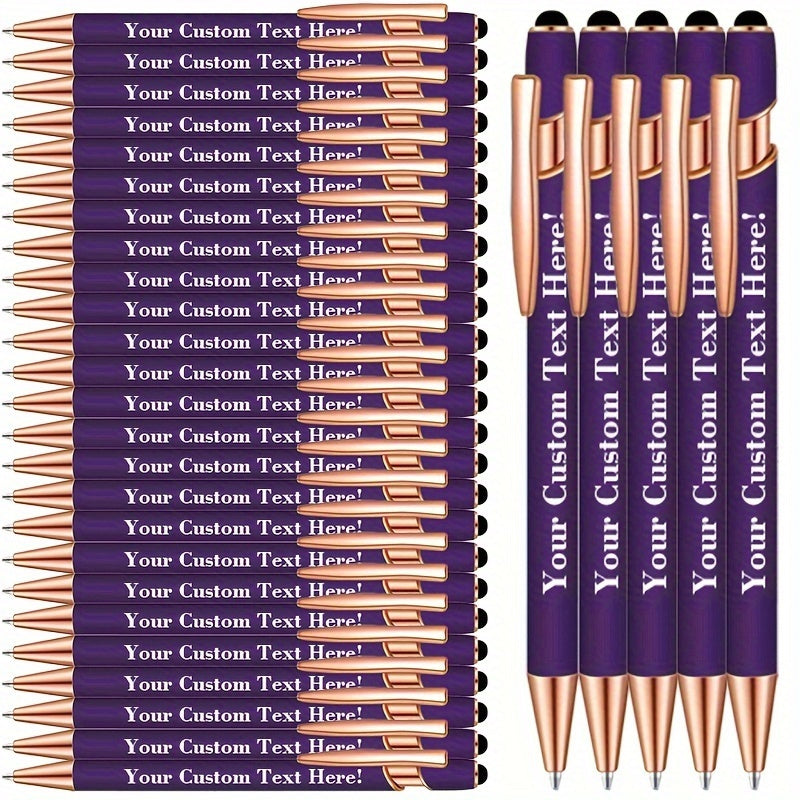 30-Pack Ballpoint Stylus Pens with Touchscreen Tips, Comfortable Grips and Seven Color Options